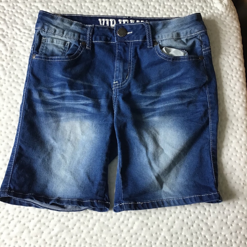 Girls Cotton V.I.P. Denim Shorts 😎